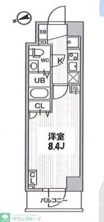 N-stage Nerimakitamachiの物件間取画像